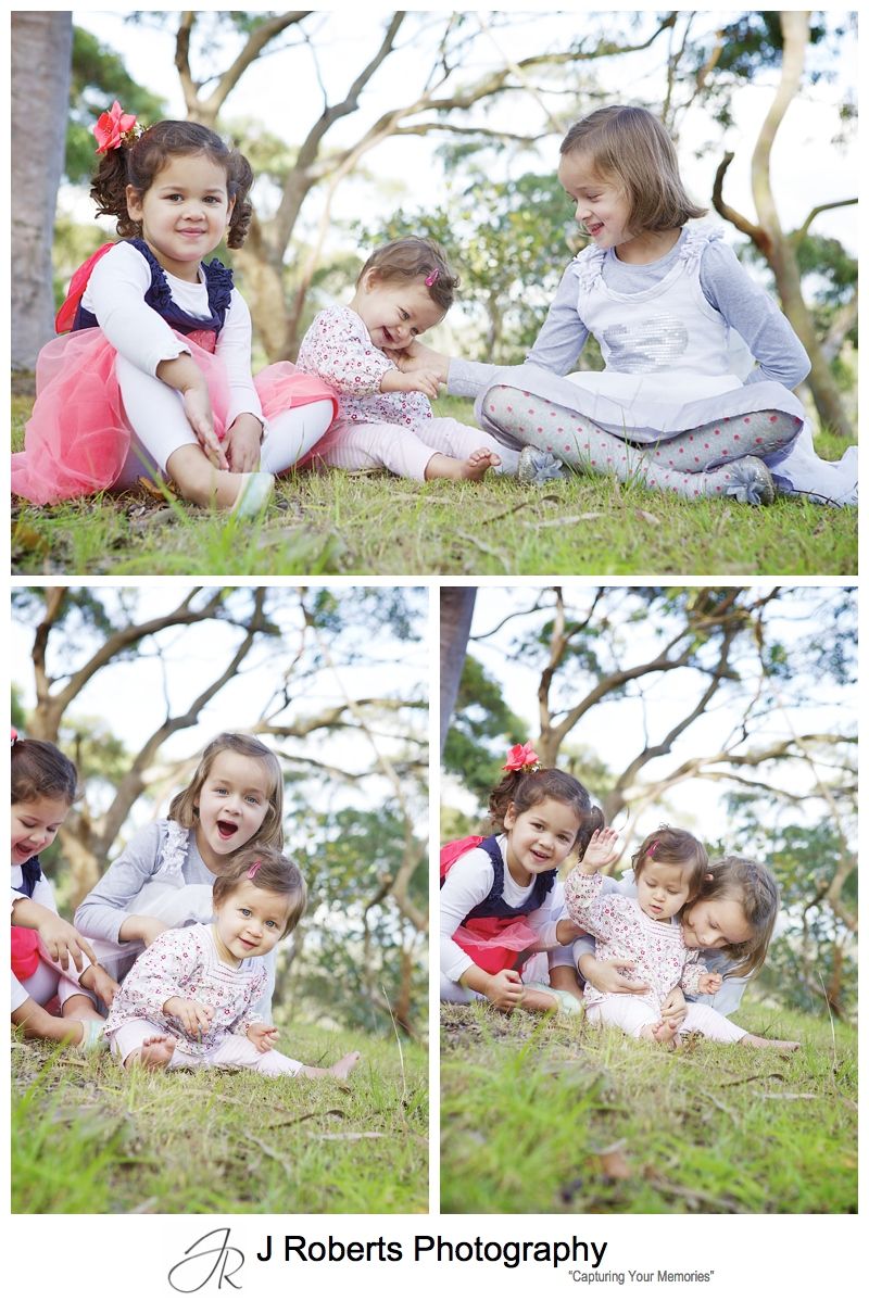 Sydney Family Portrait Photography Killarney Heights - Little sisters in fairy dresses photography